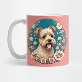 Little Terrier With Spring Roses Mug